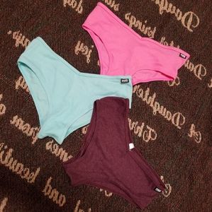 NWT BUNDLE 3 Pairs PINK Panties